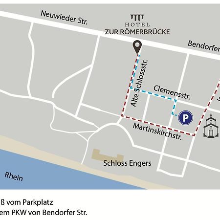 Hotel Zur Roemerbruecke Нойвід Екстер'єр фото